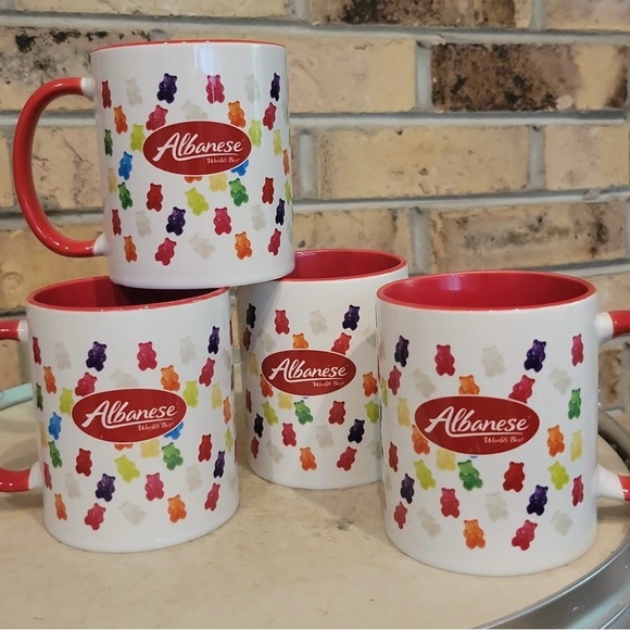 Albanese gummy bear mugs, set of four - Picture 1 of 4